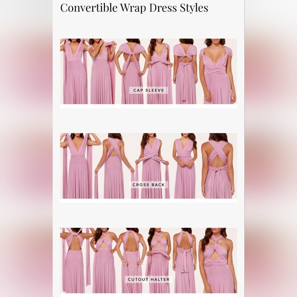 Tricks of the Trade Burgundy Convertible Maxi Dress - Picture 4 of 7